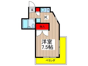 プレステージⅠの物件間取画像